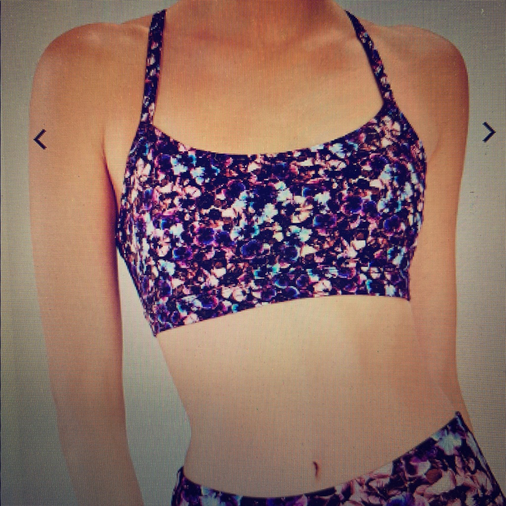Fabletics Medium Support Pattern Bra